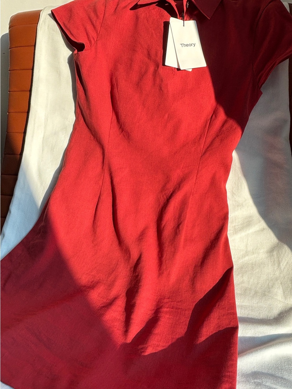Theory Red Polo Dress